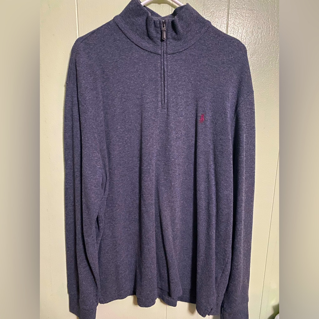 Mens Polo By Ralph Lauren Quarter Zip Sweater